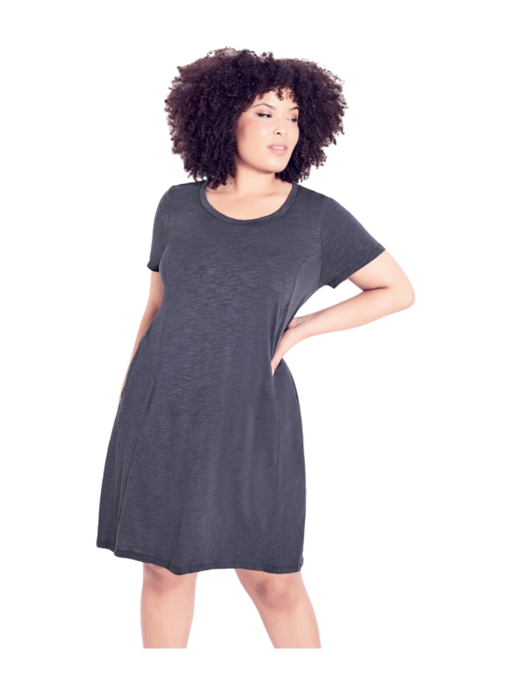 short plus size summer dress