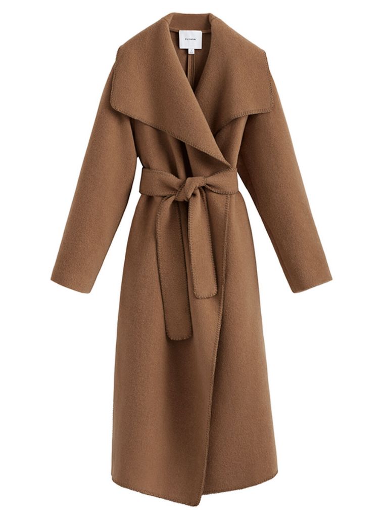 camel winter coat 