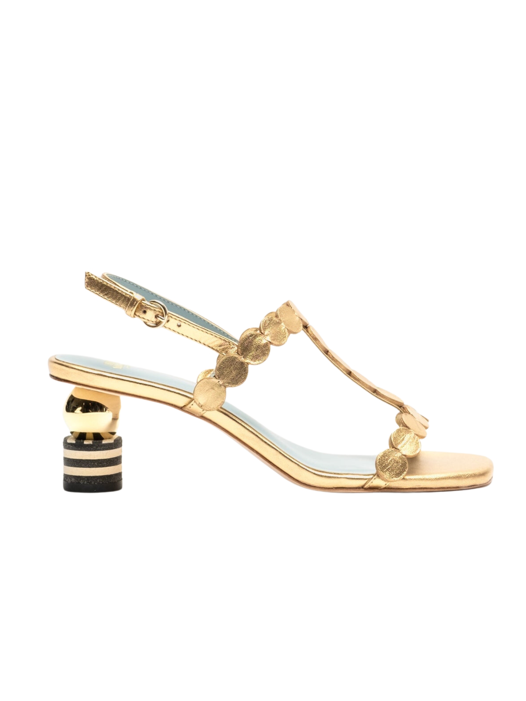 best gold strappy sandals