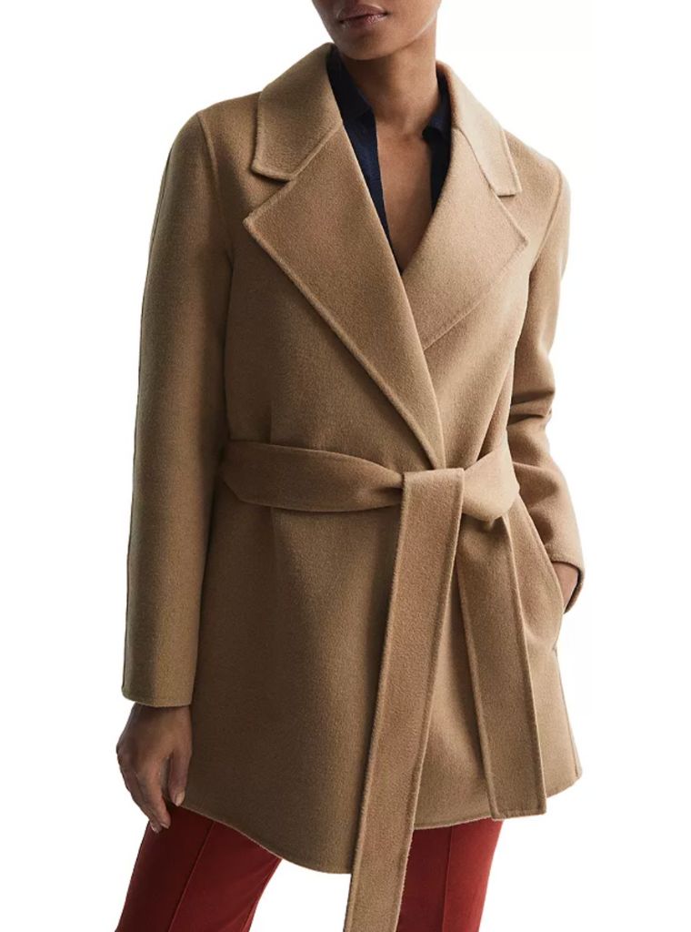 short camel coat 