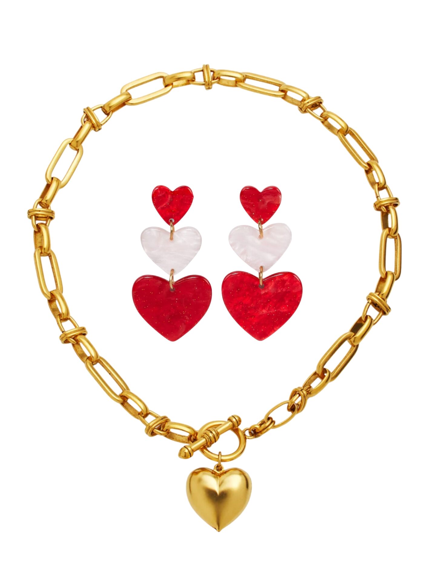 Heart shaped jewelry