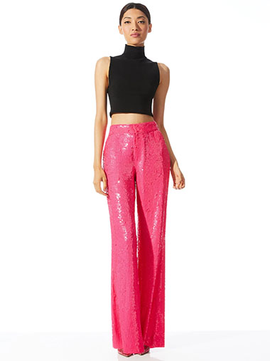 what to wear with sequin pants