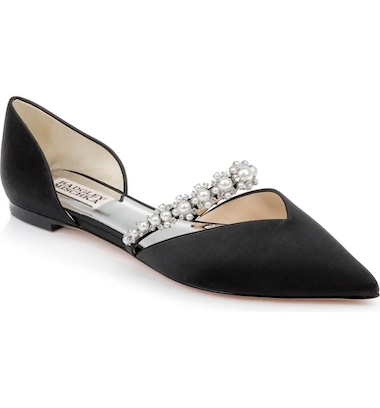 evening flats you can wear with a cocktail dress 