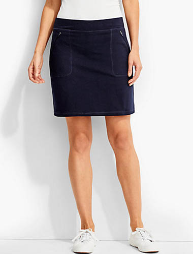 t by talbots navy skort