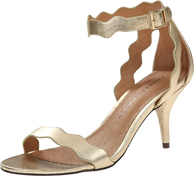 best gold ankle strap heels