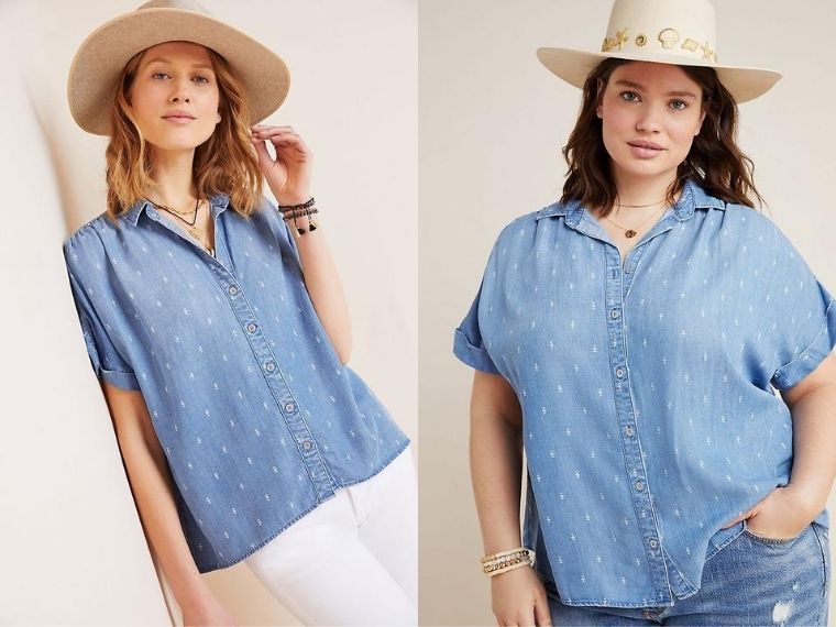 anthropologie plus size