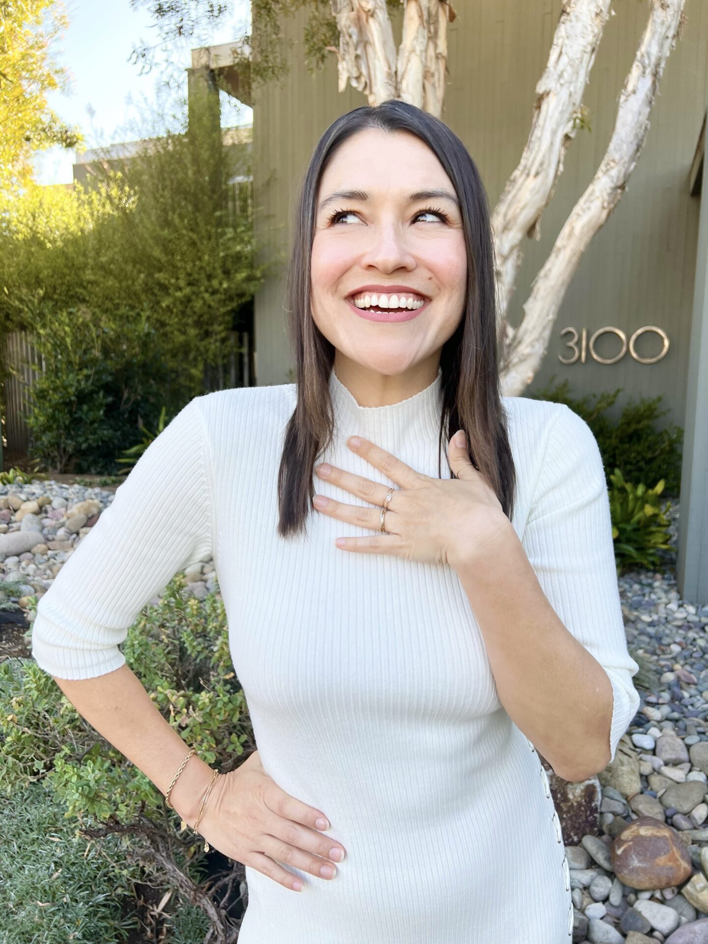 gold stacking rings