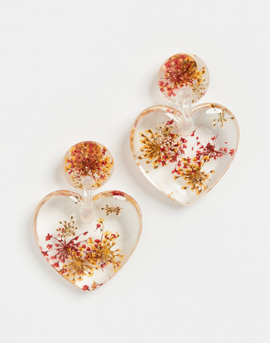 heart earrings