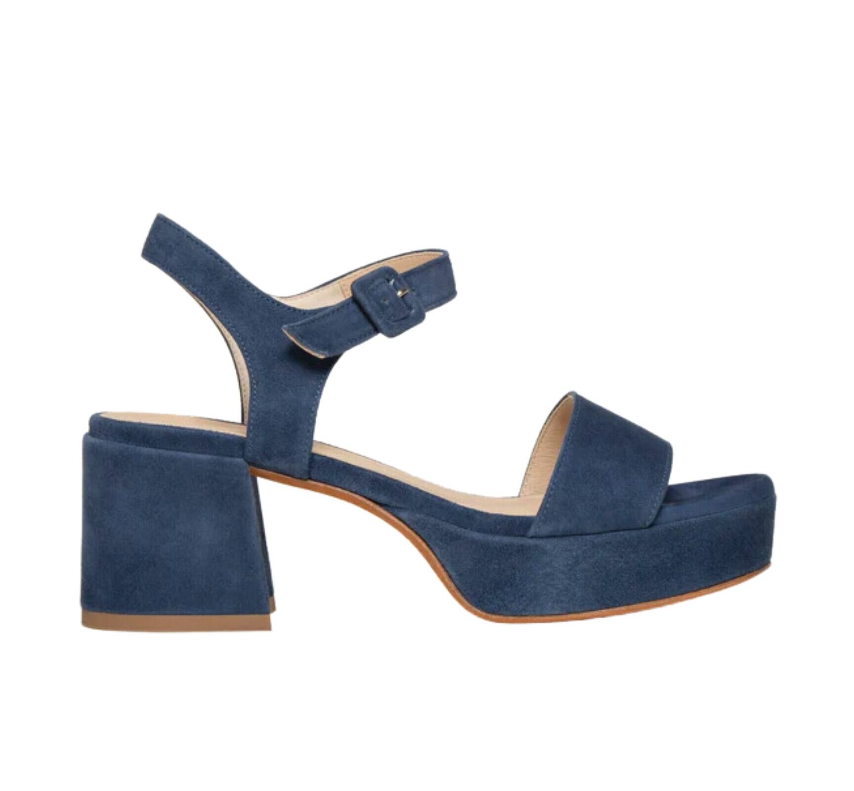 best navy blue platform sandals