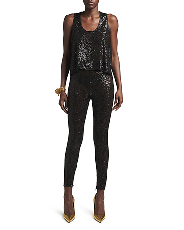 what to wear with sequin leggings